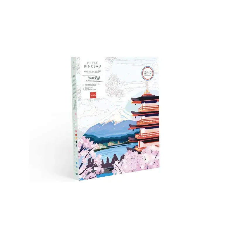 Coffret peinture au numéro - Petit Pinceau Mont Fuji