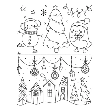 Mon coffret de feutres craie – Noël