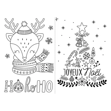 Mon coffret de feutres craie – Noël