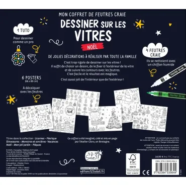 Mon coffret de feutres craie – Noël