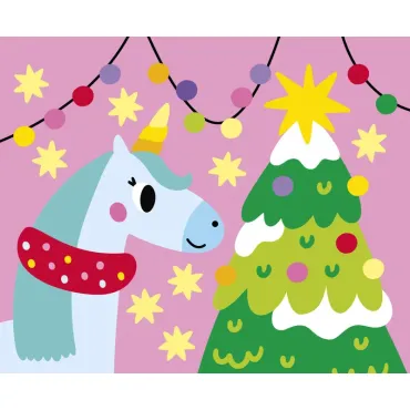 Mes jolies peintures magiques – le noël des licornes