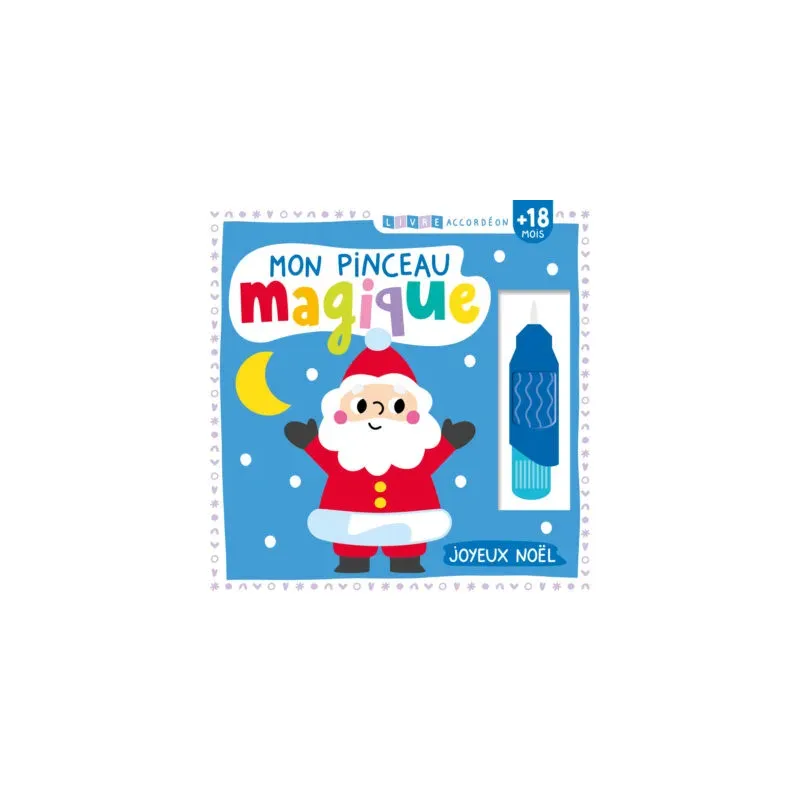 Livre accordéon – Mon pinceau magique – Joyeux Noël