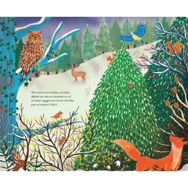 Petit sapin de Noël - Avec des surprises sous les volets !