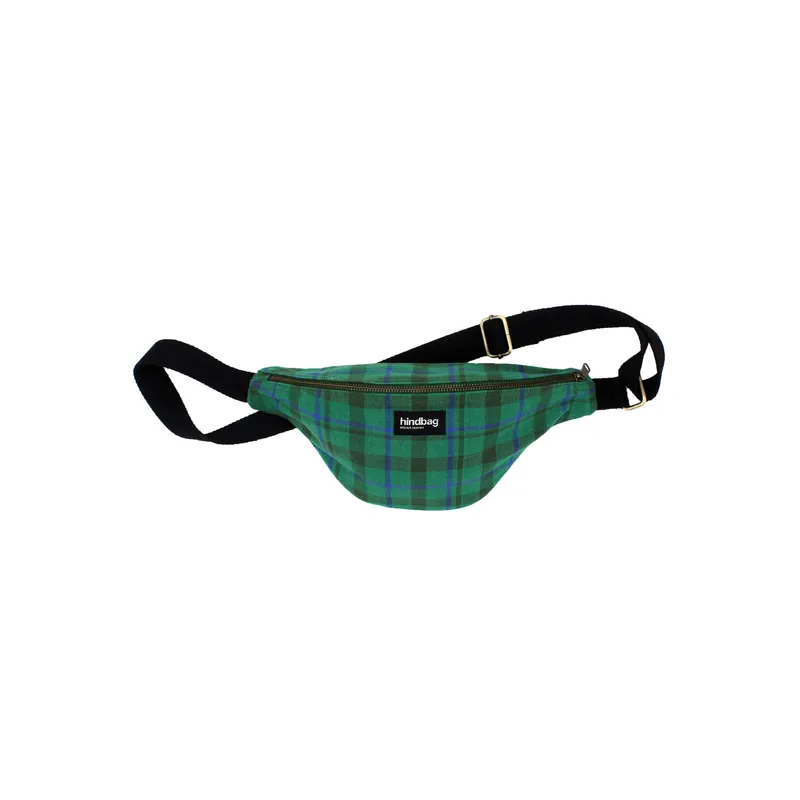 Sac banane Olivia Tartan Vert Garden