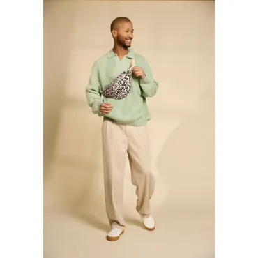 Sac Banane - Olivia Leopard Ecru