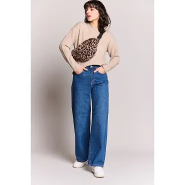 Sac Banane - Olivia Fourrure Leopard