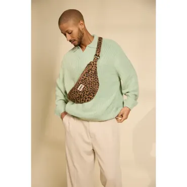 Sac Banane - Sasha Leopard Cannelle