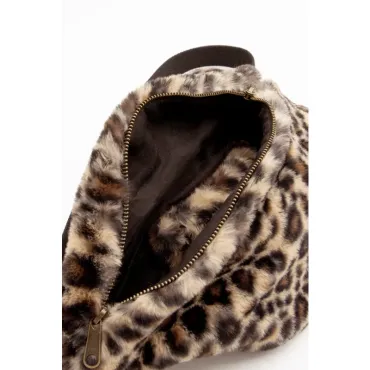 Sac Banane - Sasha Leopard Fourrure
