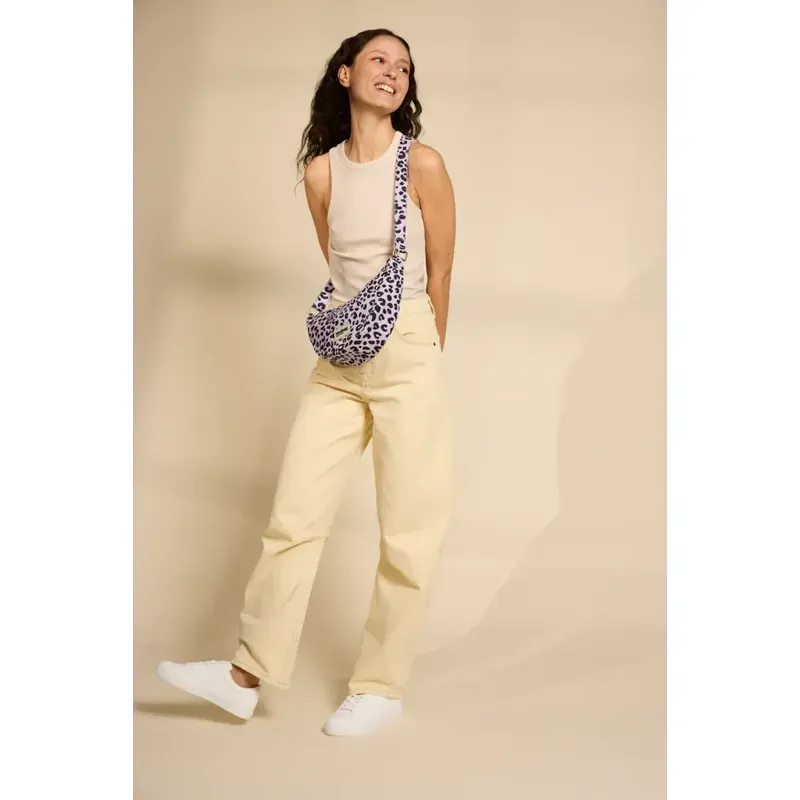 Sac Banane - Andrea Leopard Lilas