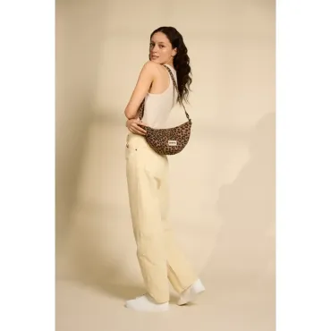 Sac Banane - Andrea Leopard Cannelle