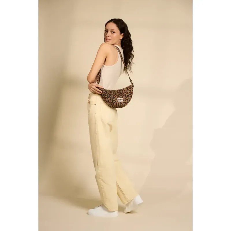 Sac Banane - Andrea Leopard Cannelle