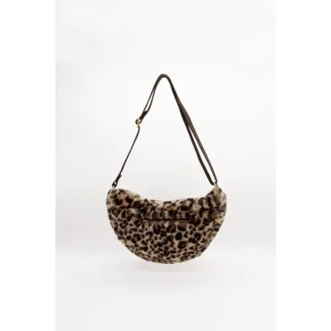 Sac Banane - Andrea Leopard Fourrure