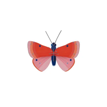 Wall Art - Speckled Copper Butterfly