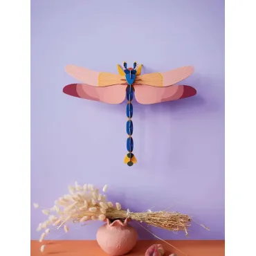 Wall Art - Pink Dragonfly