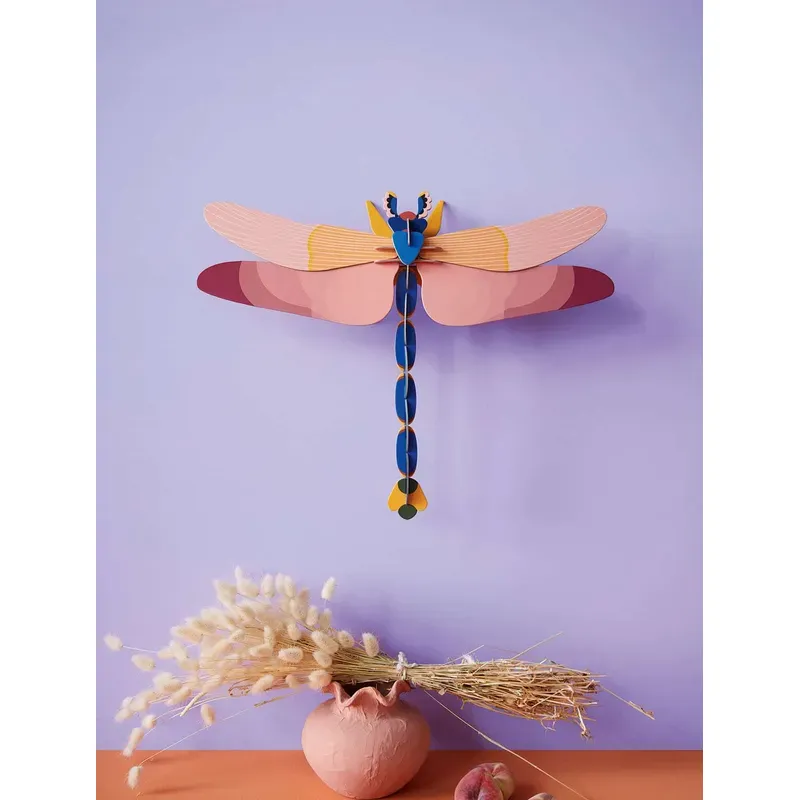 Wall Art - Pink Dragonfly