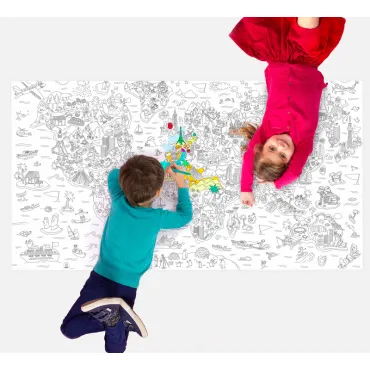 Coloriage XXL - Atlas 