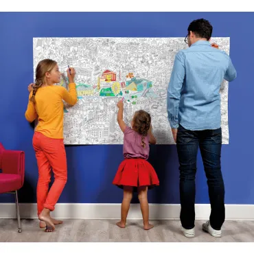 Coloriage XXL - Paris 