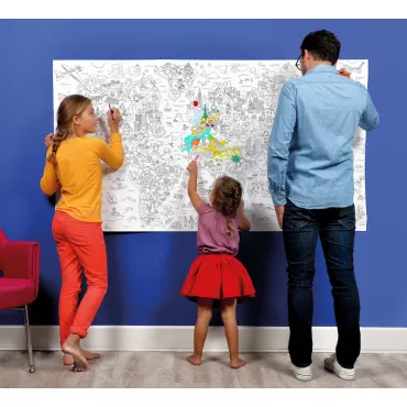 Coloriage XXL - Atlas 