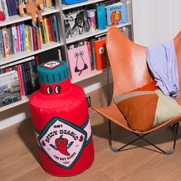 Coussin géant gonflable - Spicy Diablo