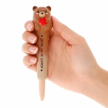 Stylo à Encre Gel Antistress Teddy Bear « Always In My Heart »