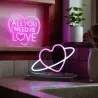 Lampe LED à Effet Néon - All You Need is Love