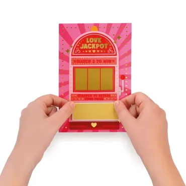 Carte de Vœux à Gratter - Love Jackpot