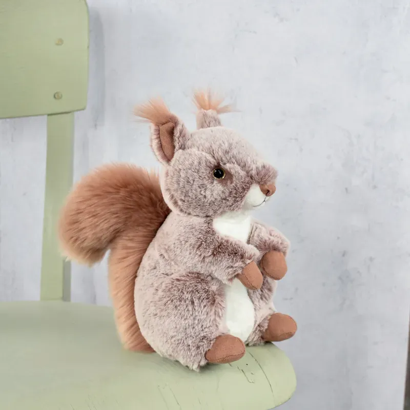 Peluche Ecureuil Beige - 25 cm