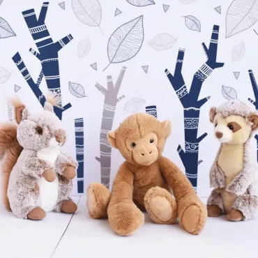 Peluche Ecureuil Beige - 25 cm