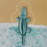 Crocodile peluche allongé vert - 60 cm