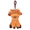 Porte clé Peluche vache ecossaise - Puy du Fou - 15 cm
