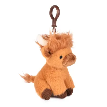 Porte clé Peluche vache ecossaise - Puy du Fou - 15 cm