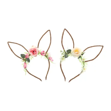 Serre-tête avec lapin fleur