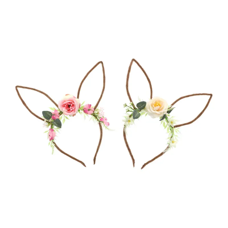 Serre-tête avec lapin fleur