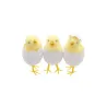 Poussin jaune dans coquille x3 - 5x9cm