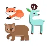 Stickers - Animaux de la forêt