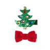 Pince à cheveux Sapin de Noël - 2 pcs