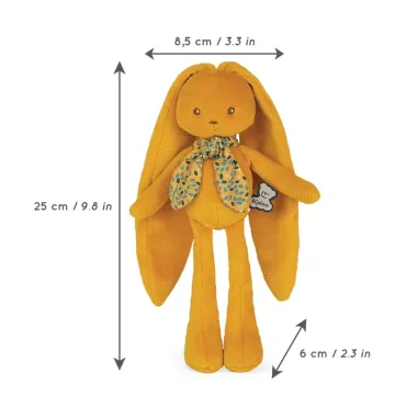 Pantin lapin Ocre - 25 cm