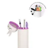 Trousse 2 en 1 en Silicone Bunny « Don't Worry Be Hoppy »