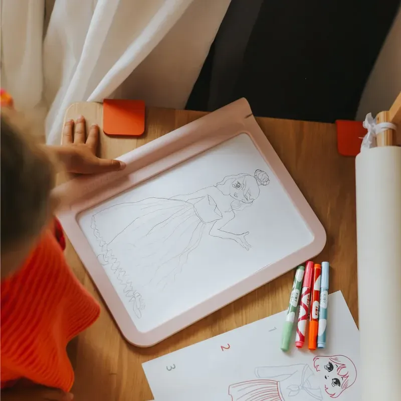 KIDYDRAW-PRO - Tablette lumineuse - Rose