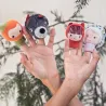 Marionnettes à doigts Chaperon rouge (x4)