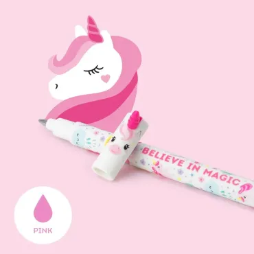 Stylo à Encre Gel Effaçable - Licorne