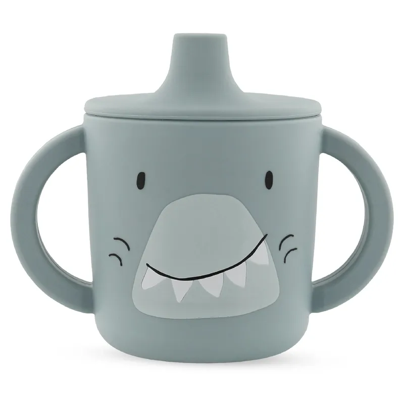 Tasse d'apprentissage en silicone - Mr. Shark