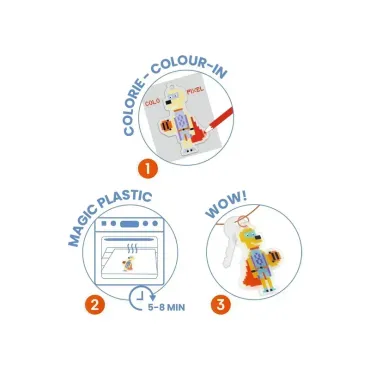 Porte-clés Héros - Pixel Art