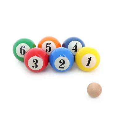 Pétanque boules billard