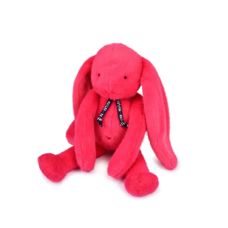 Lapin Méloé - Fuchsia peps - 56cm 