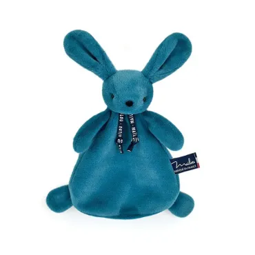 Doudou Lapin - Bleu minéral...