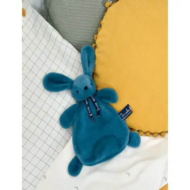 Doudou Lapin - Bleu minéral - Dorlotin