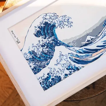 Petit pinceau - La grande vague de Kanagawa, Katsushika Hokusai