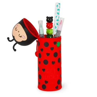 Trousse 2 en 1 en Silicone Ladybug « Get Lucky»