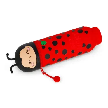 Trousse 2 en 1 en Silicone Ladybug « Get Lucky»